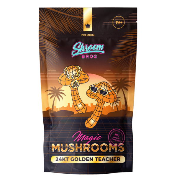 24kt Golden Teacher mushrooms